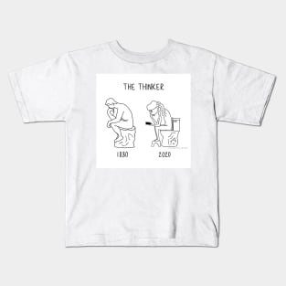 The Thinker Kids T-Shirt